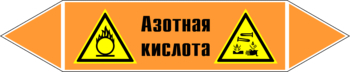 Маркировка трубопровода "азотная кислота" (k21, пленка, 126х26 мм)" - Маркировка трубопроводов - Маркировки трубопроводов "КИСЛОТА" - магазин "Охрана труда и Техника безопасности"